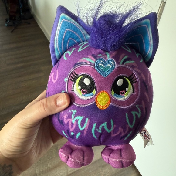 Rare Furby Purple Plush Stuffed Toy Factory Hasbro 6” Limited Edition Collection - Picture 1 of 1